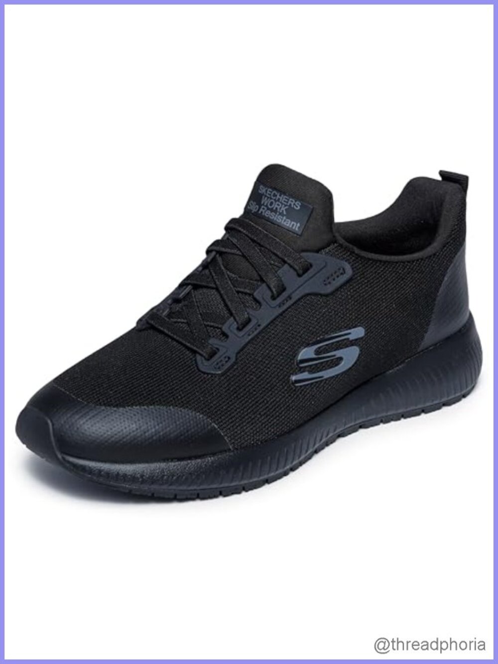 Slip Resistant Work Sneakers Memory Foam Slip On Shoes